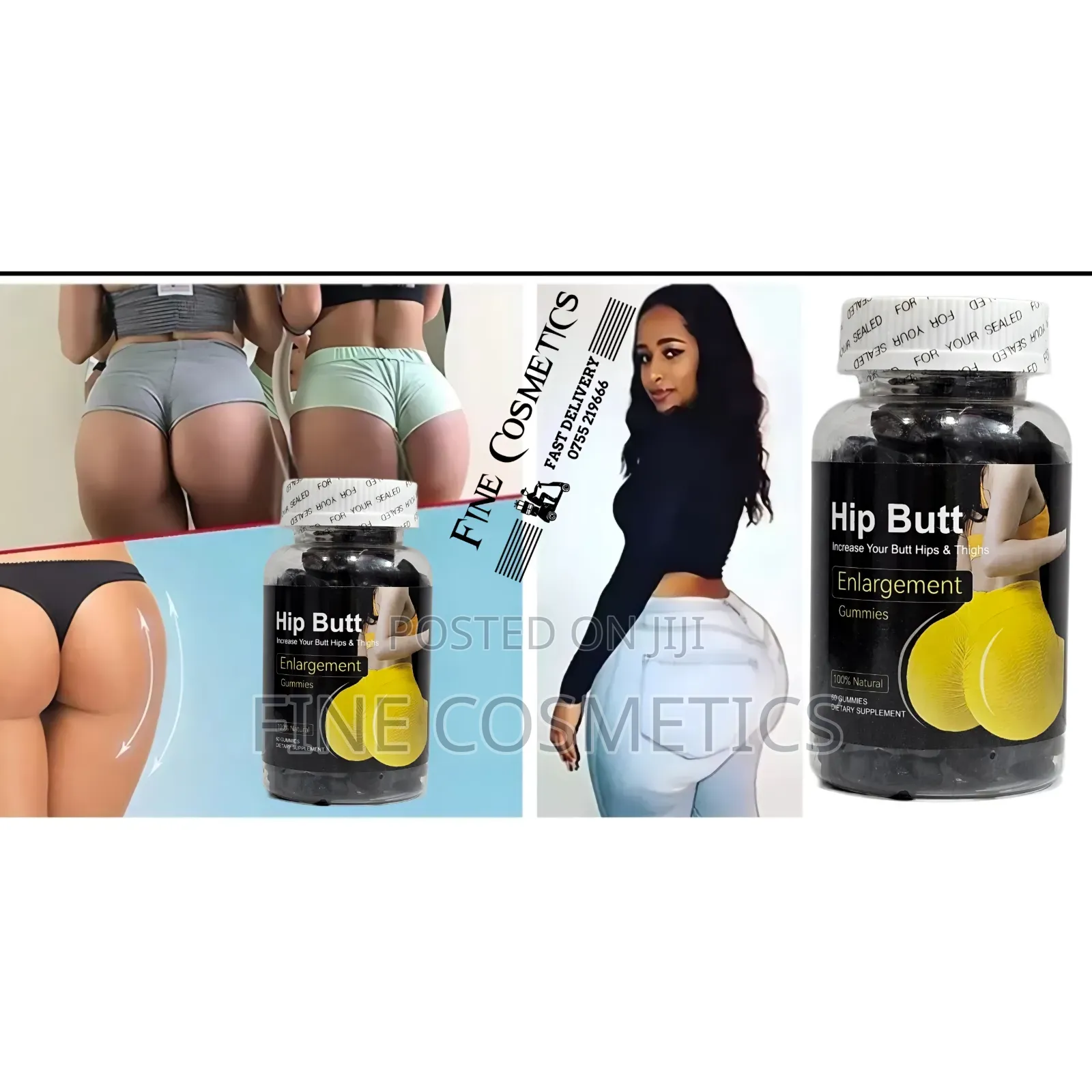 Wholesale Hip and Butt Enhancement Gummies Natural Curves
