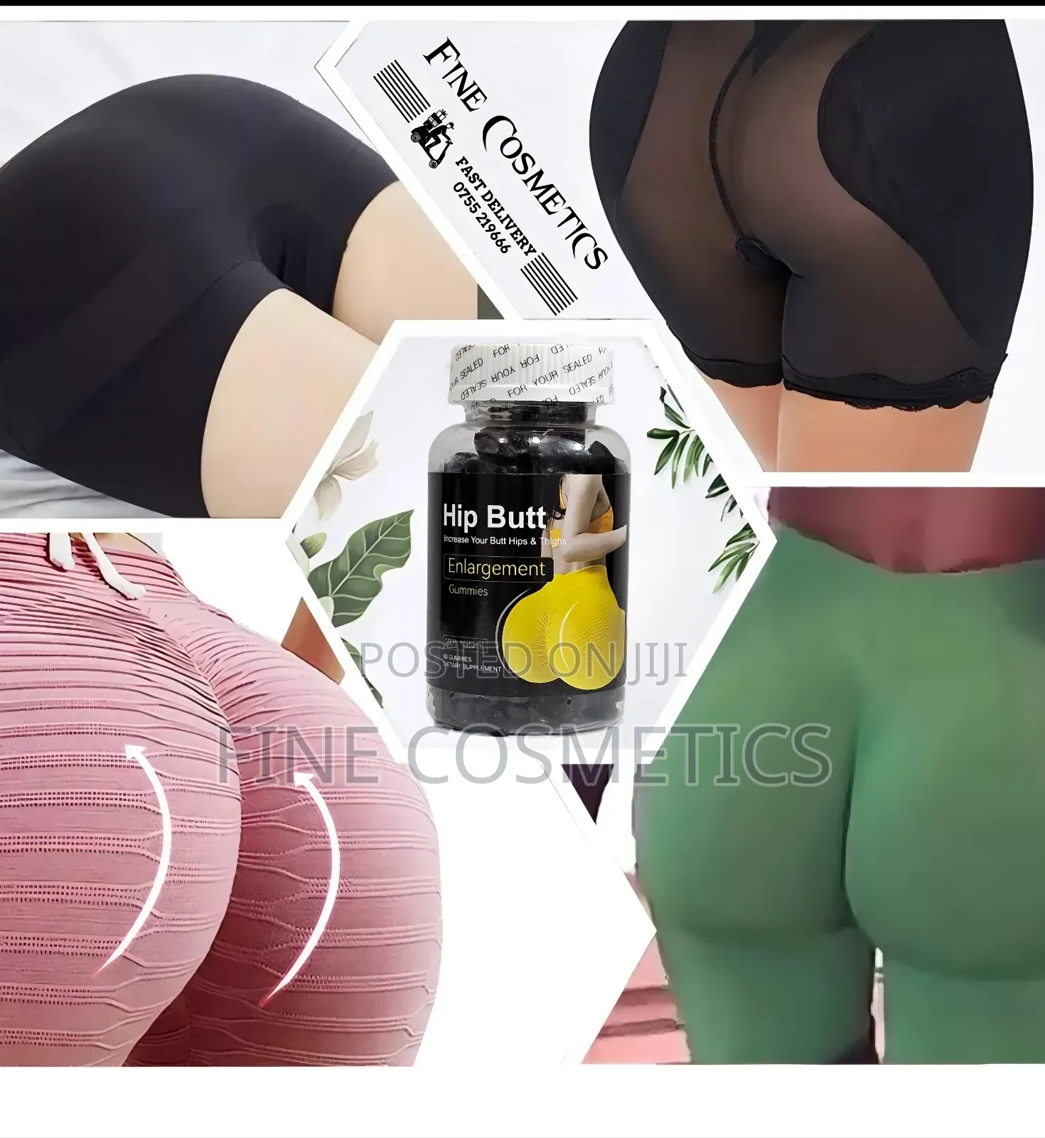 Wholesale Hip and Butt Enhancement Gummies Natural Curves
