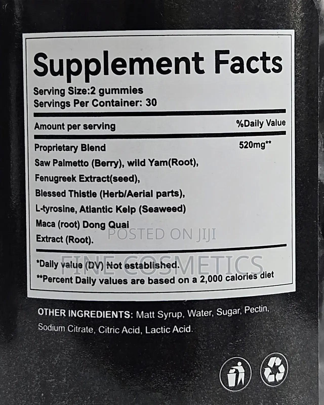 Wholesale Hip and Butt Enhancement Gummies Natural Curves