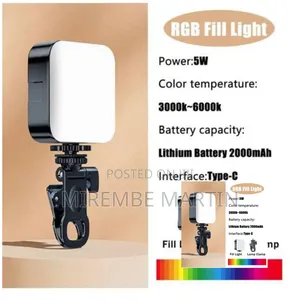 Mini Fill Light for Camera Smartphone Laptop Selfie