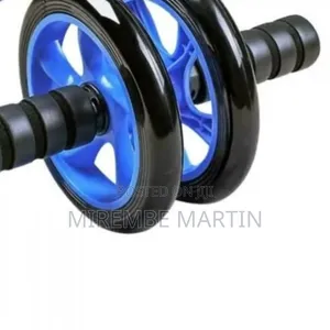 2 Rollers Ab Wheel With Knee Support Portable Mat