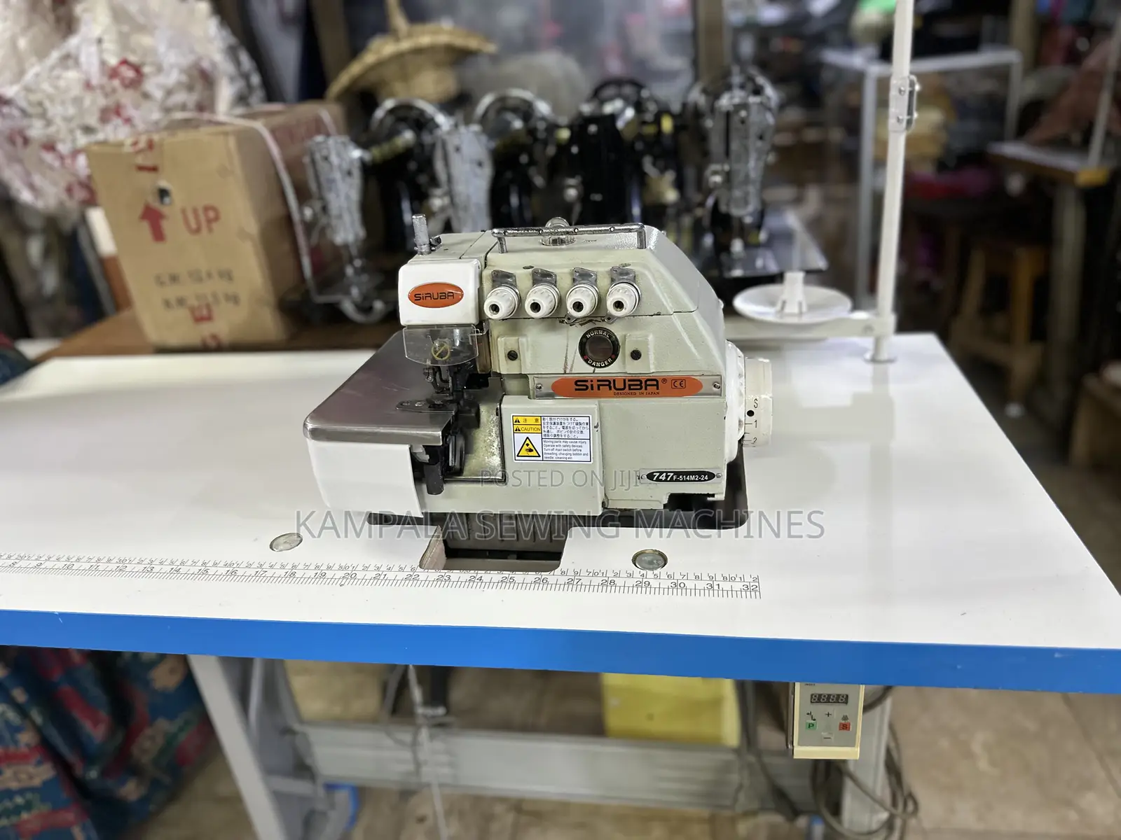 Industrial Computerized Overlock Fully Serviced With Warrant