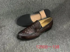 Original Dark Tan Berluti Paris Leather Loafers
