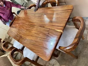 Modern Mugavu Dining Set/ Solid Dining Table