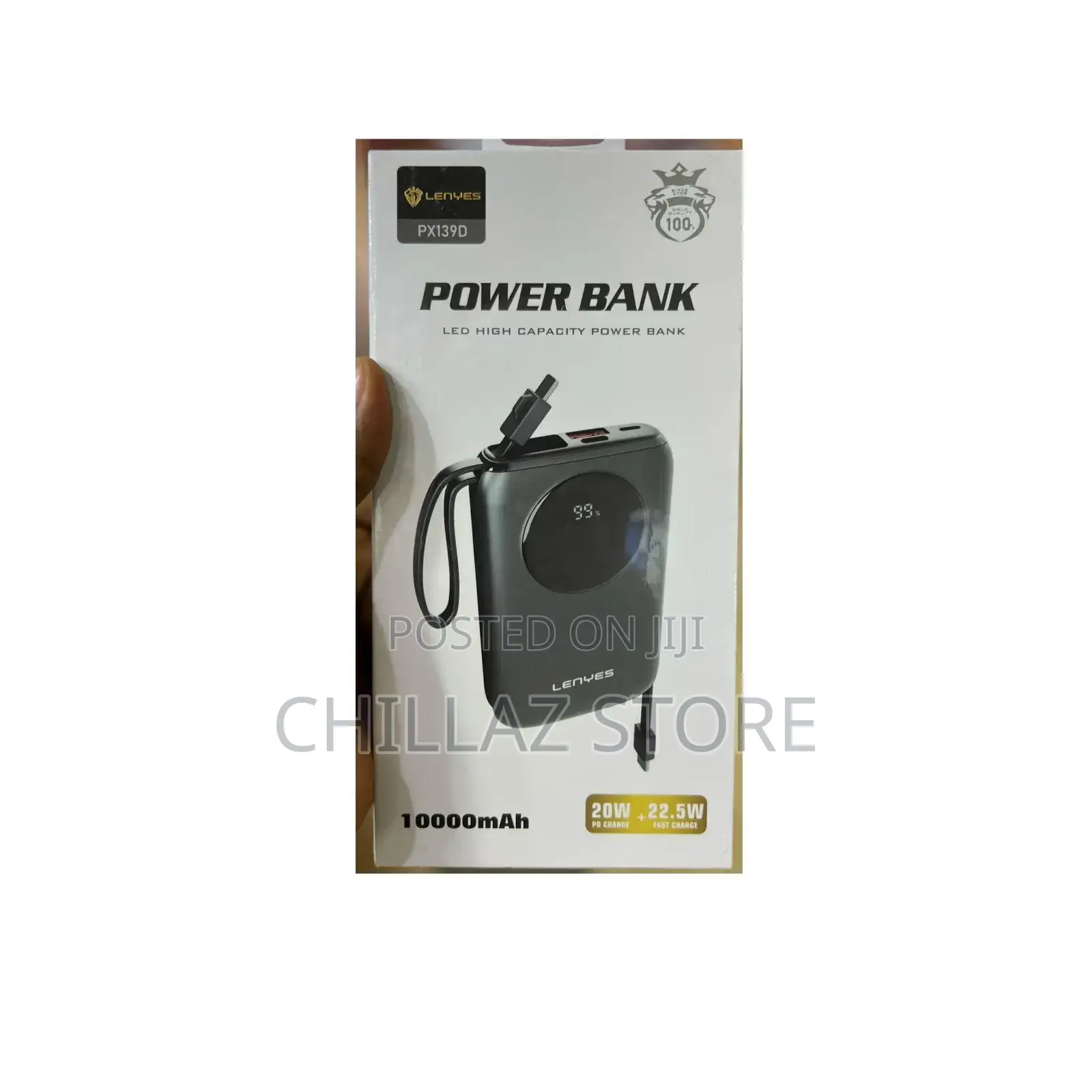 Lenyes 10000mah Wireless Power Bank.