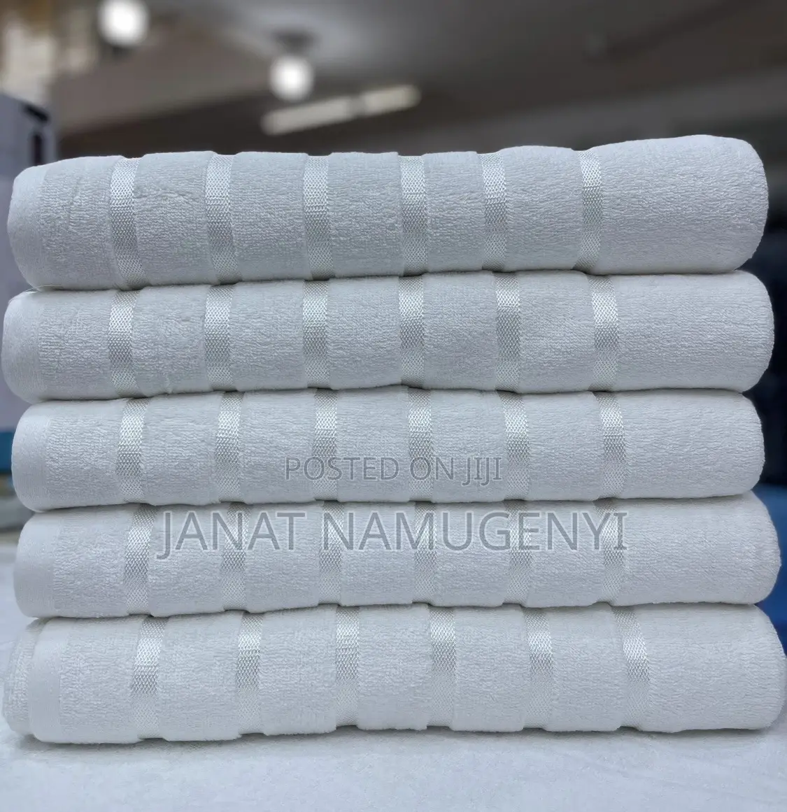 Plain White Towels