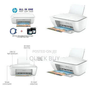 All-in-One Inkjet Printer + Pinter Cable – White