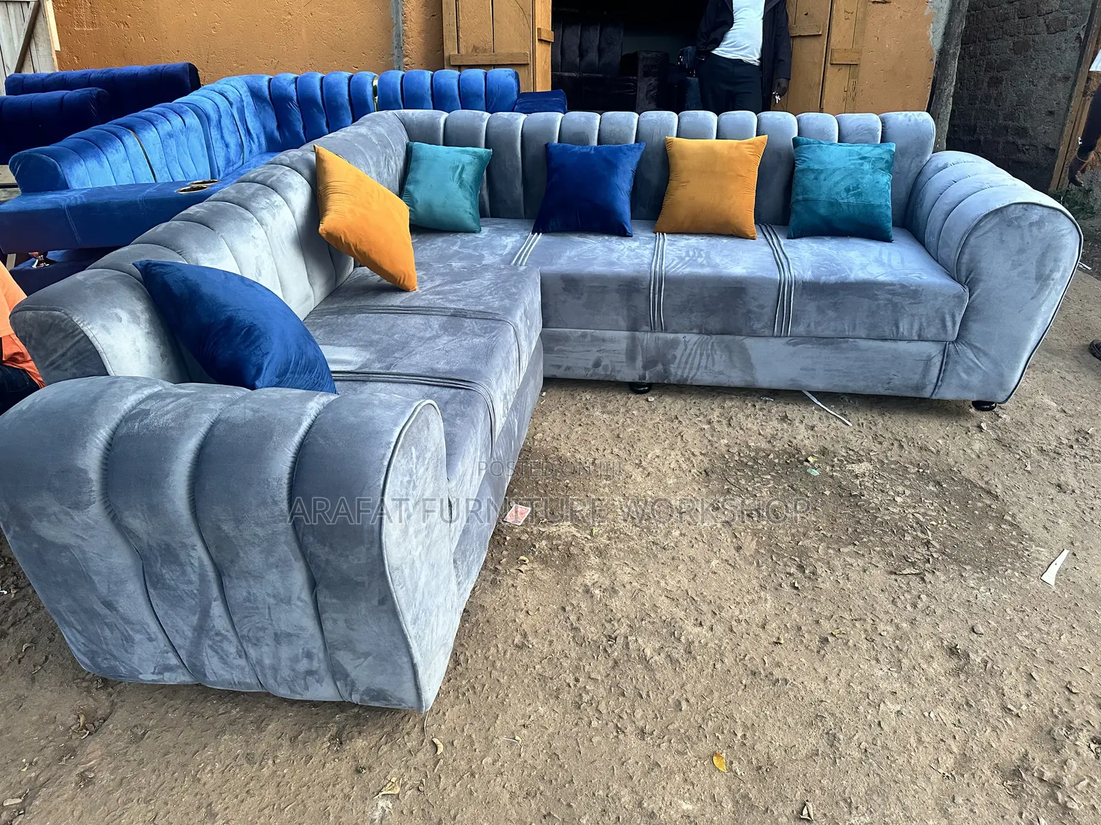 Simple Modern Chester Sofa Set