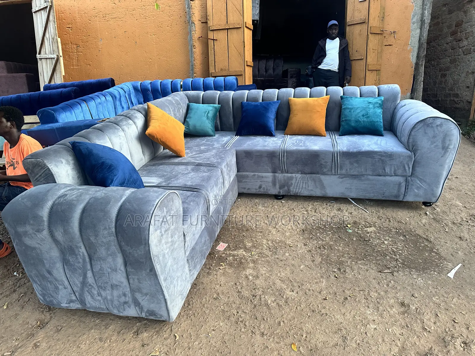Simple Modern Chester Sofa Set