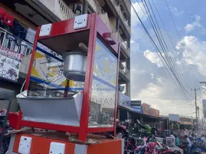 Red Steel Pop Corn Machine