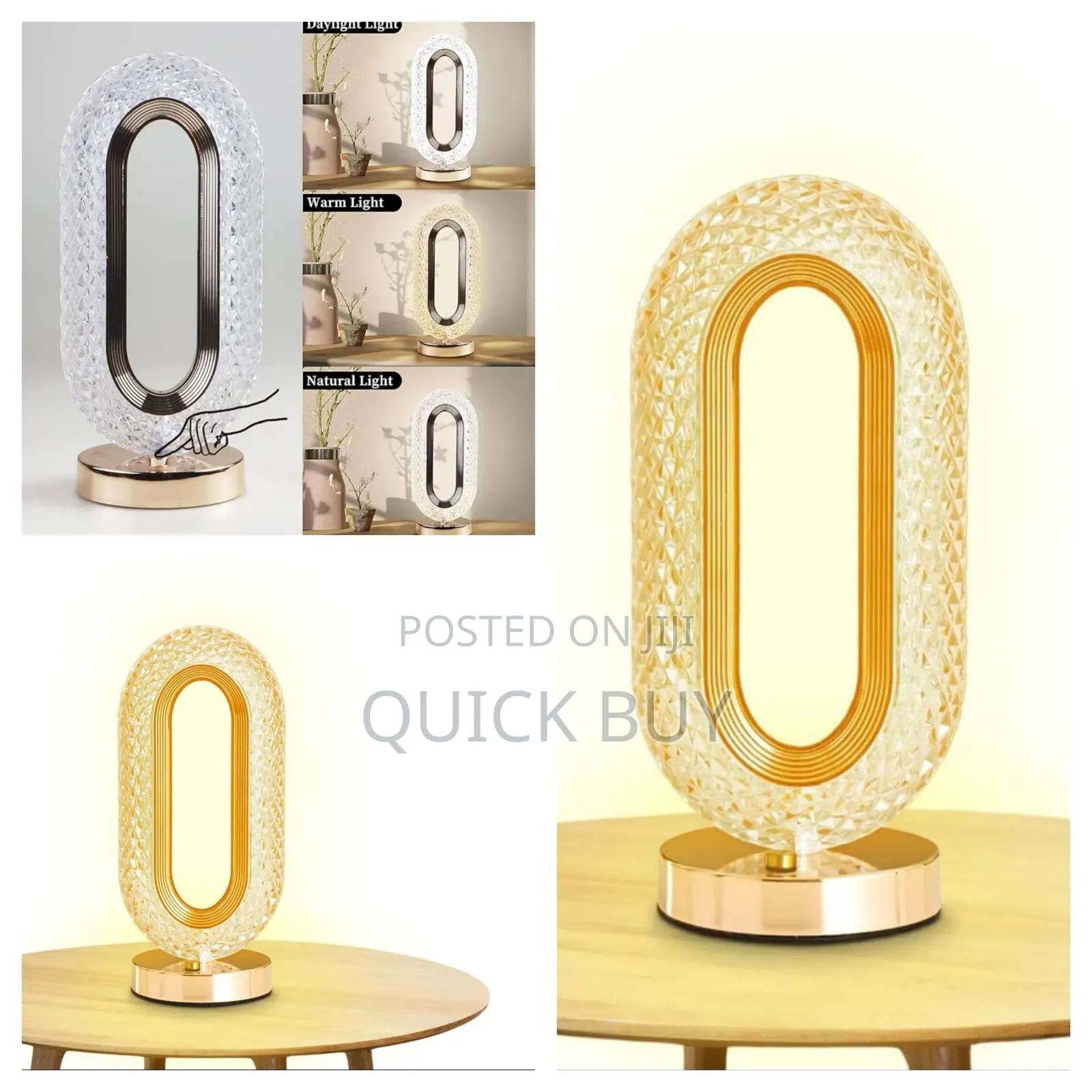 Crystal Diamond Table Lamp-New