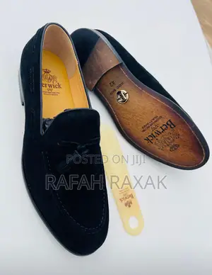 Original Men’S Berwick Black Tassel Suede Loafers