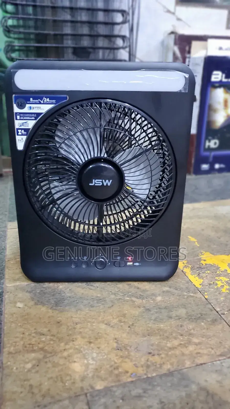 Rechargeable Table Fan.