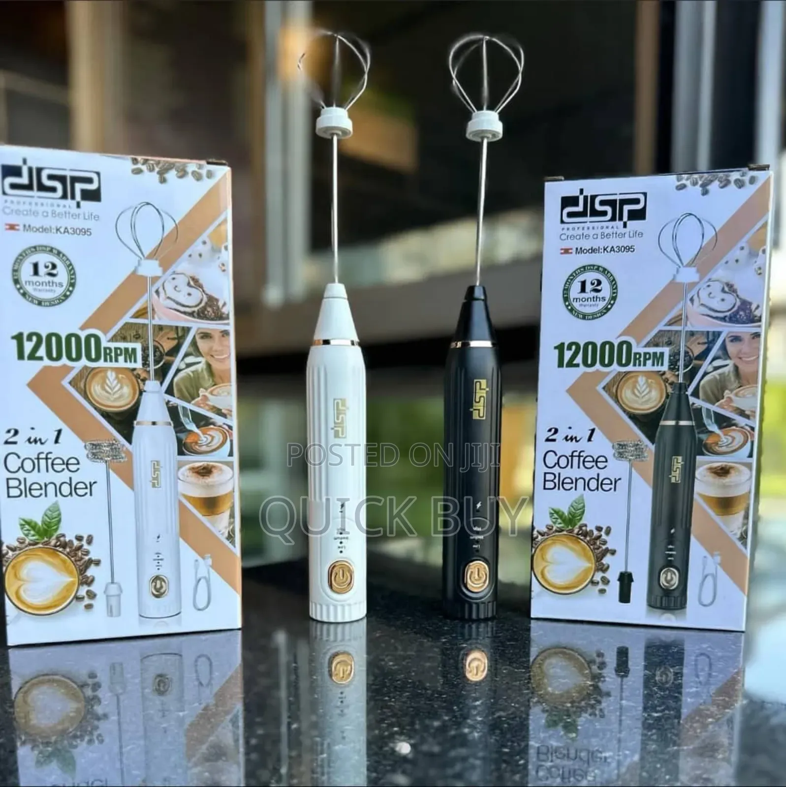 DSP Rechargeable Coffee Mixer Milk Frother