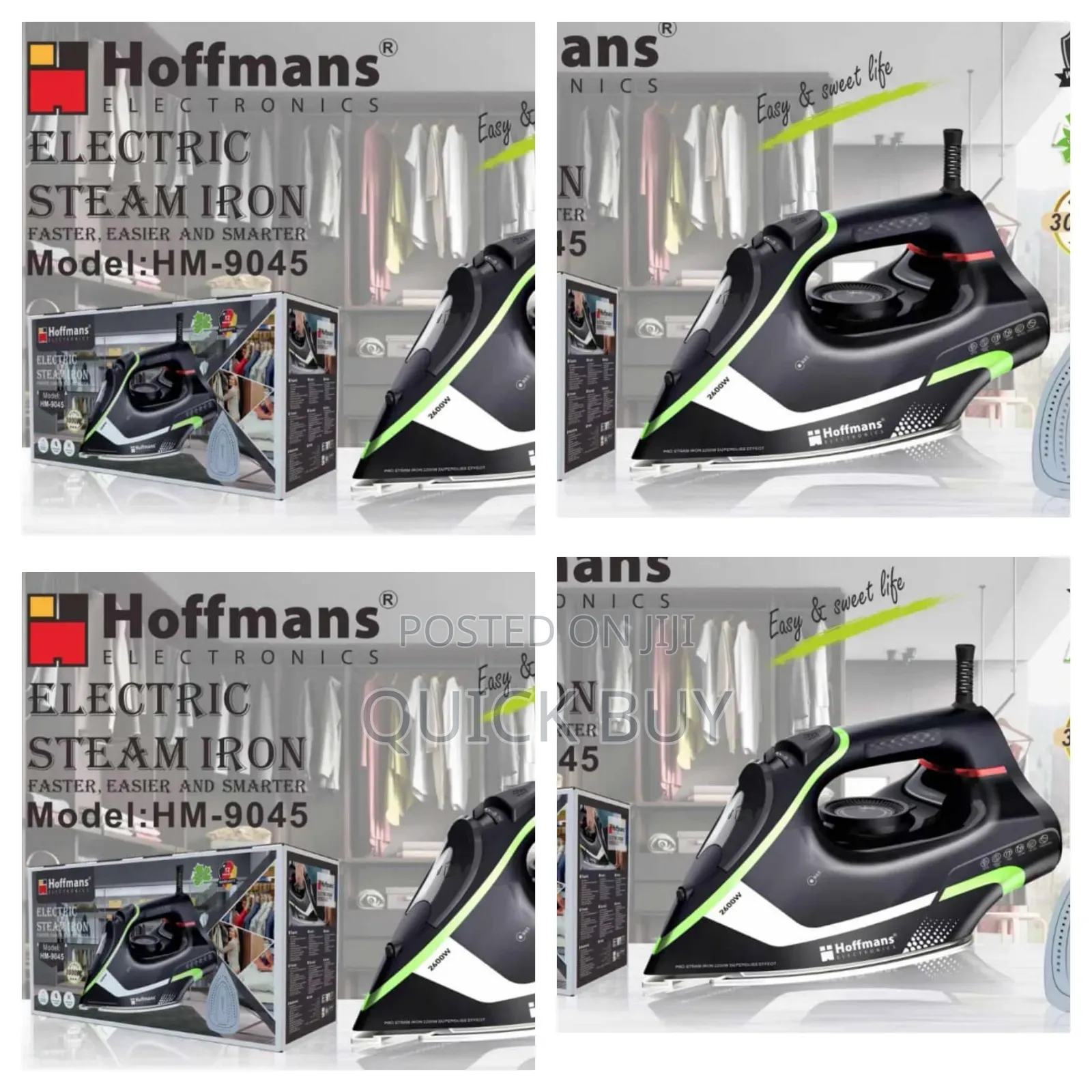 Hm- Original Hoffmans Steam Iron-New