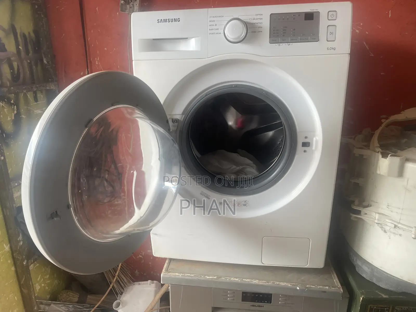 White Samsung Washing Machine