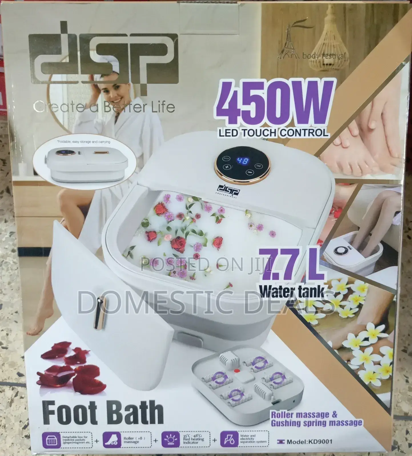 Folding Foot Bath Massager (Dsp 450w )