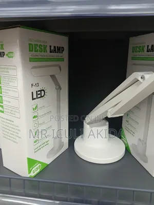 Folding Touch Sensor Adjustable Rechargeable Desk Lamp