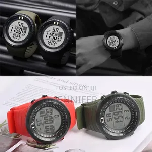 Waterproof,Large Screen Men Digital Sports Watch