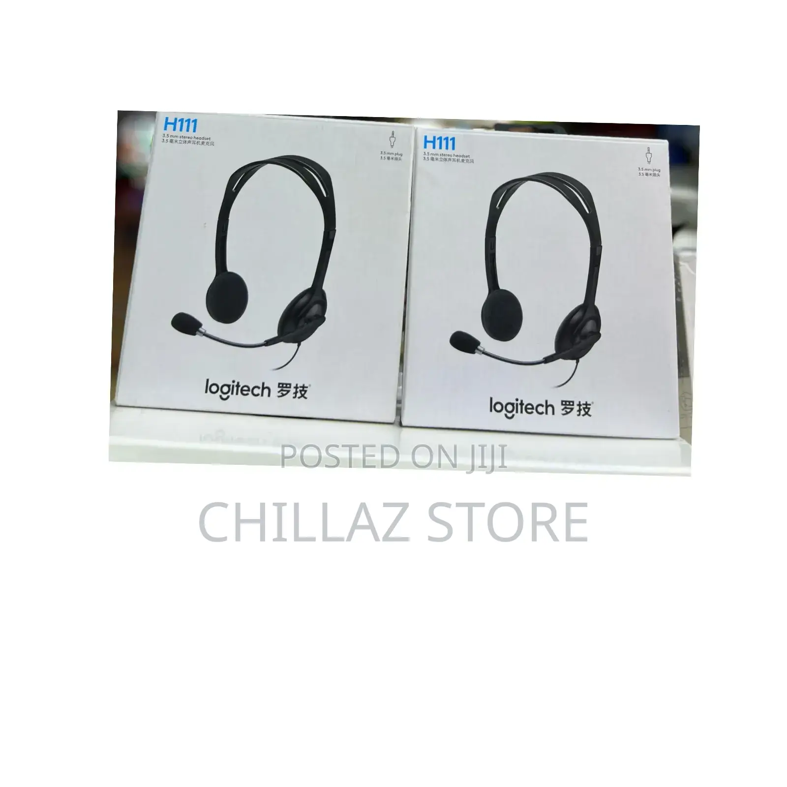 Logitech Wired on Headphones With Mic .