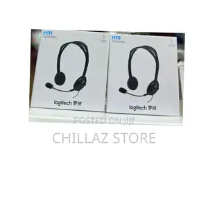 Logitech Wired on Headphones With Mic .