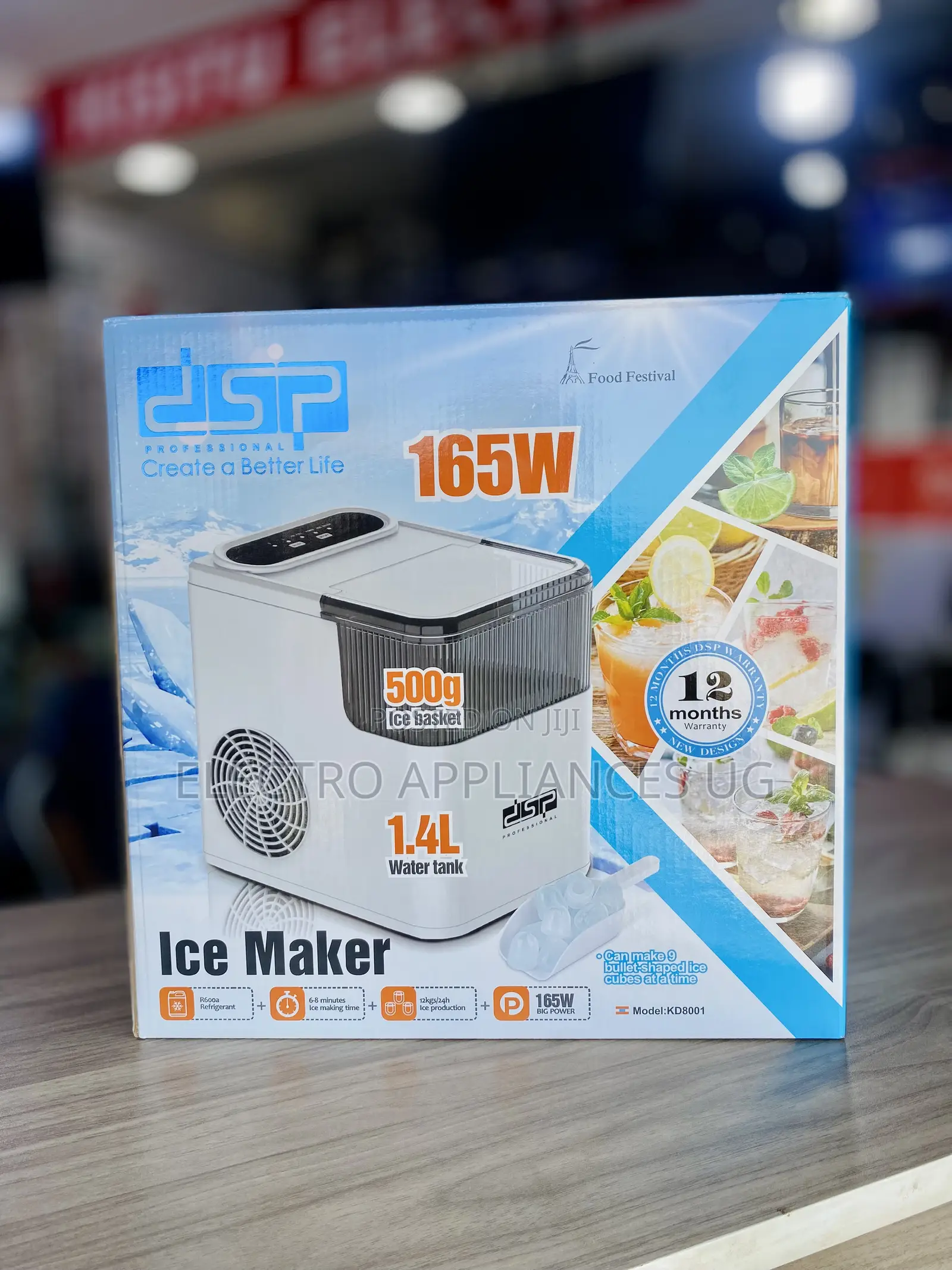 DSP Ice Cube Maker 1.4ltres