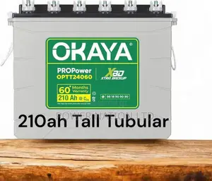 210ah Okaya Tall Tubular Battery