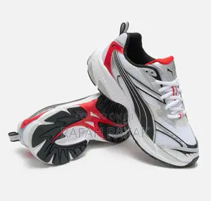 Original Unisex Puma Morphic Red/White Sneakers