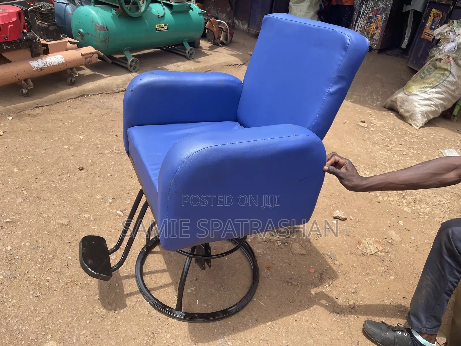 Saloon Blue Chair