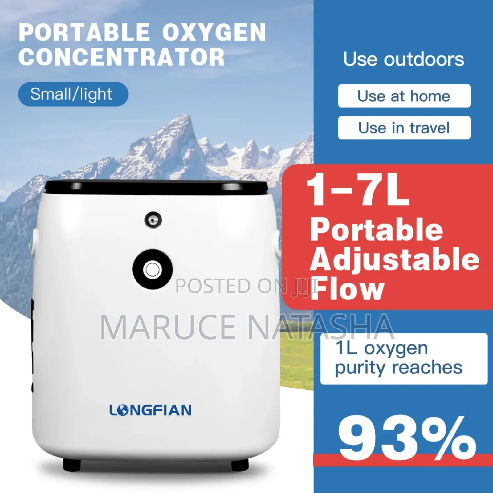 7l Rechargeable Oxygen Concentrator