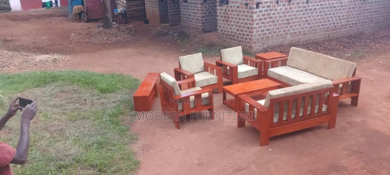Mahogany Sofa Set of 8 Seaters