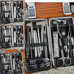 19pcs Nail Clipper Set,Stainless Steel
