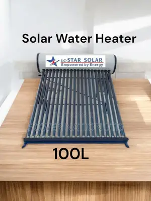 100 Liters Solar Water Heater Bum Burning