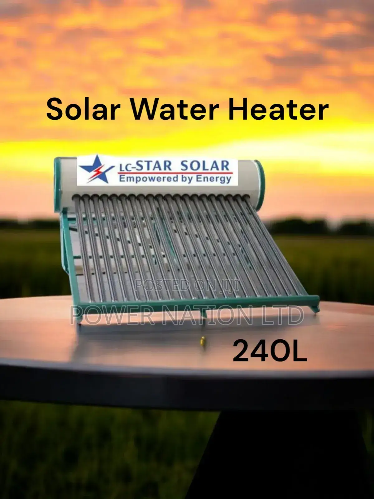 240l Solar Water Heater Bum Burning