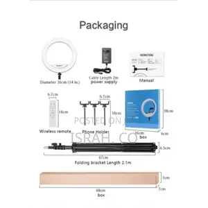18 Inches LJJ-45 Brightest Led Ringlight Stand With Stand