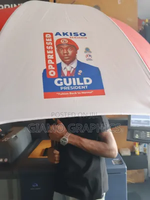 Branded Umbrella for Campaigning