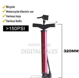 Portable Air Pump - For Bikes, Balls Etc