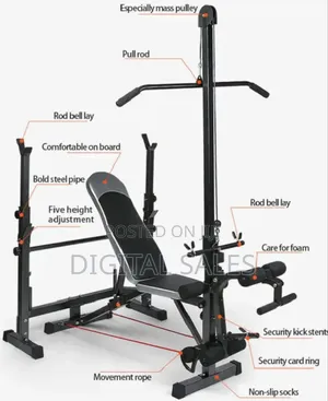 Multifunctional Gym Bench With Lats .