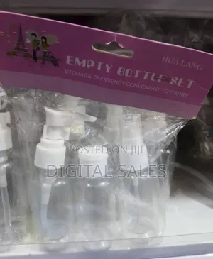 7 in 1 Portable Travel Cosmetic Bottle Set With Case
