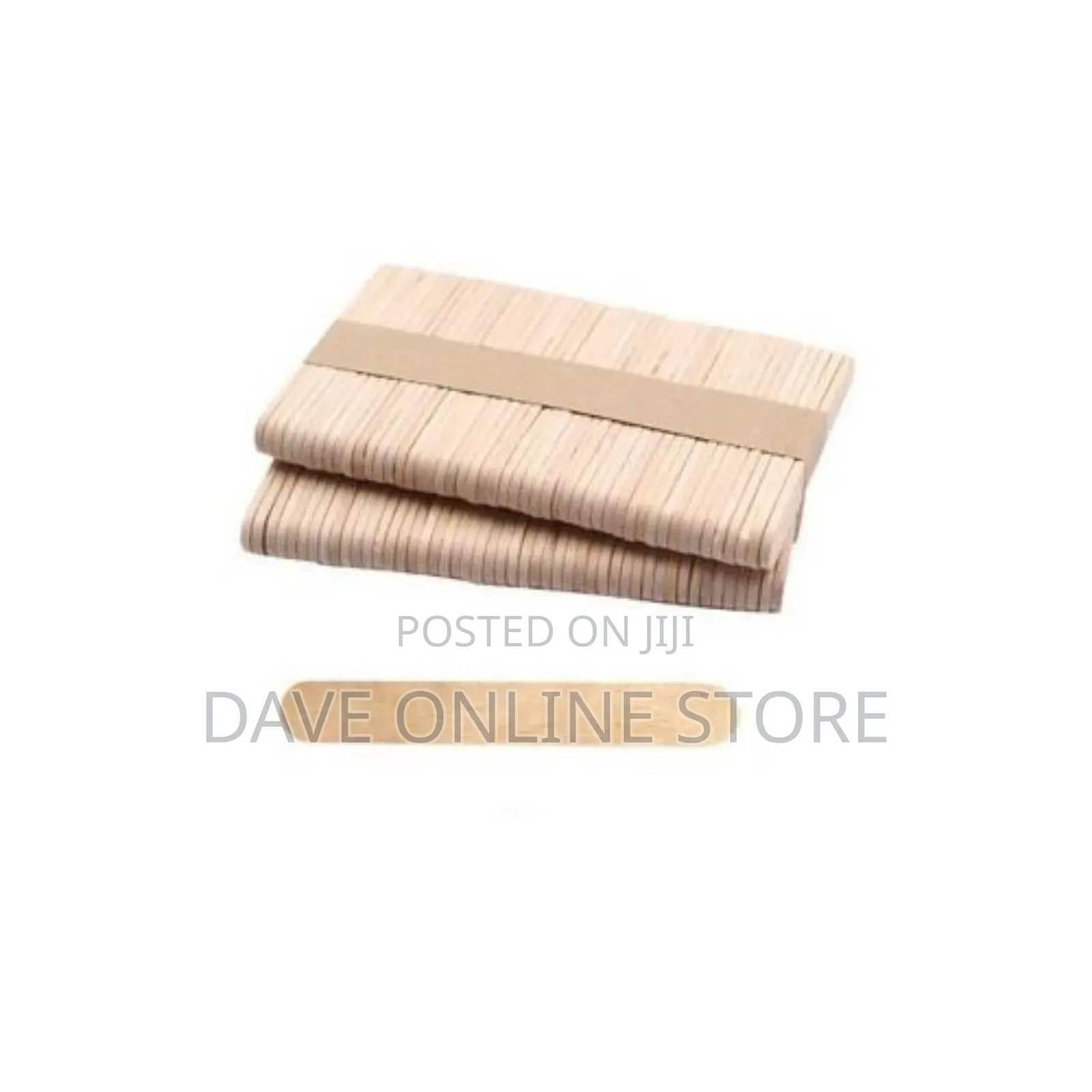 100 Popsicle Candy Ice Cream Craft Modeling Wooden Sticks