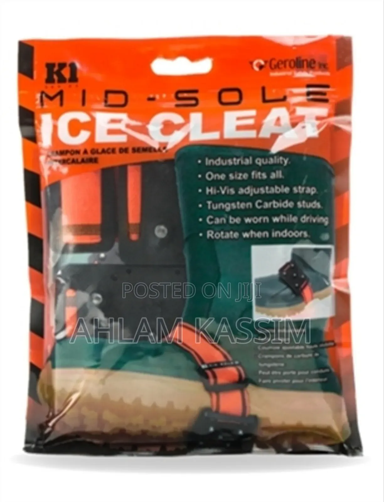 Adjustable Traction Mid-Sole Badterrain Shoe Cleat and Hooks