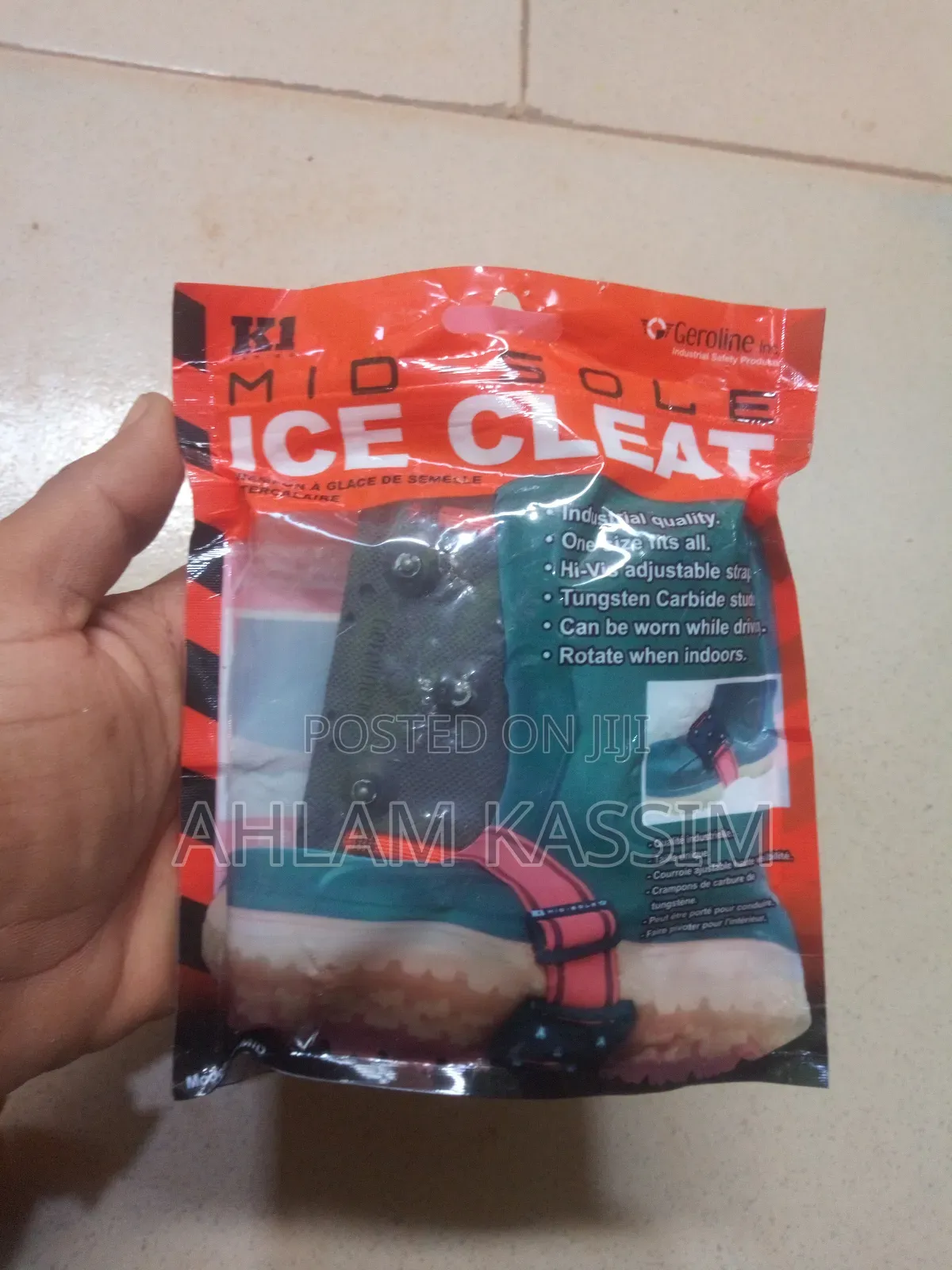 Adjustable Traction Mid-Sole Badterrain Shoe Cleat and Hooks
