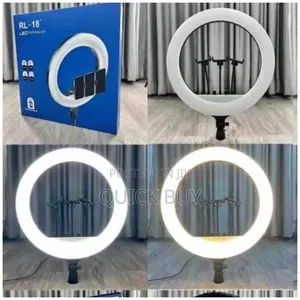 18-Inch Super Bright Ring Light System With a Stand-New