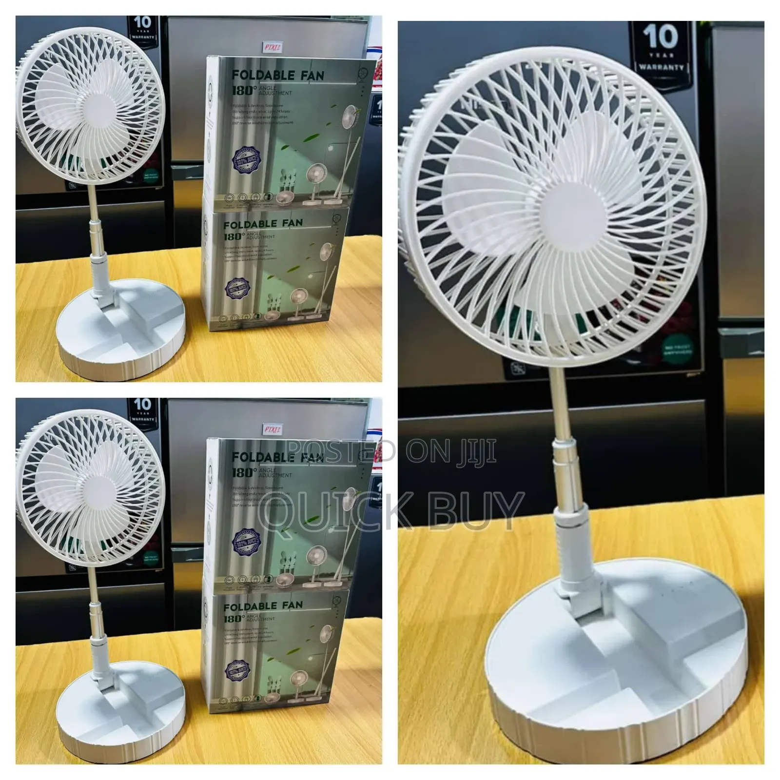 180°Foldable Rechargeable Mini Table Fan-New