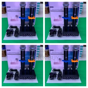 Duo Wireless Uhf Karoake Microphones