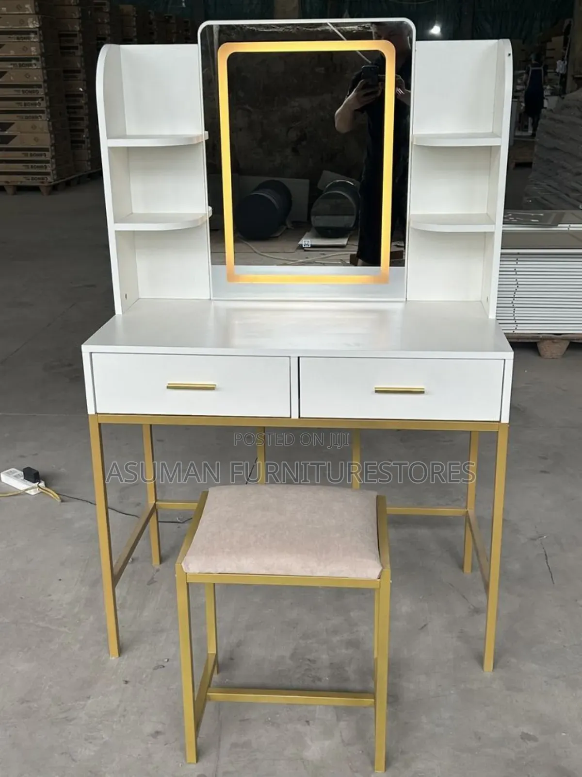 Modern Dressing Mirror With Led Light Mirror Call
