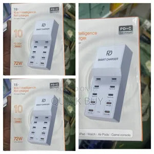 New T8 Plus 10in1 Intelligent Port Charger