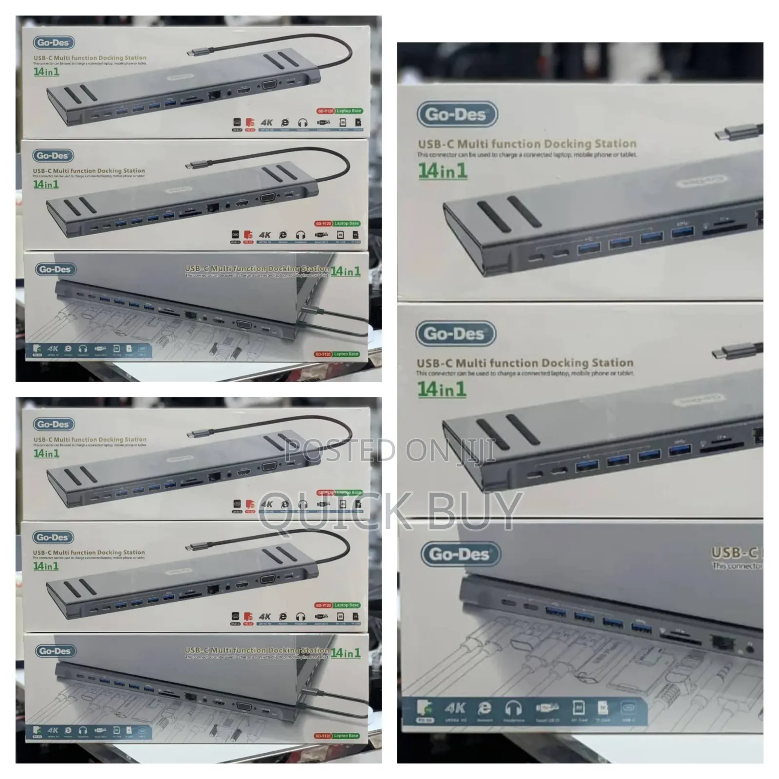 Go Des 14in1 Usb-C Multifunction Docking Station