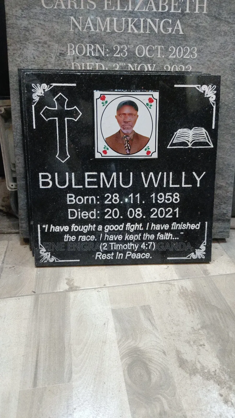 Granite and Terrazzo Headstones/ Engraving