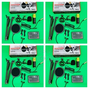 Professional Condenser Podcast Broadcasting Microphone Set